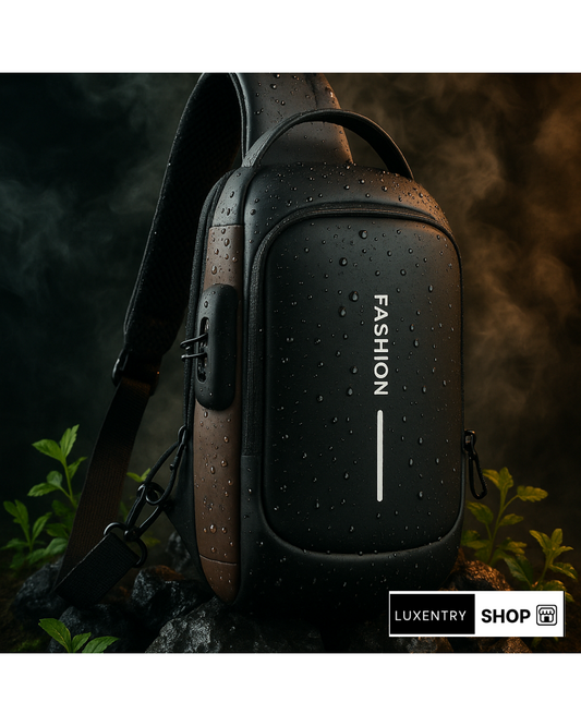 Stay stylish, safe, and organized with our premium Waterproof Anti-Theft Sling Bag.   Designed for modern lifestyles, this bag is built with water-resistant material and  anti-theft features to protect your essentials wherever you go.